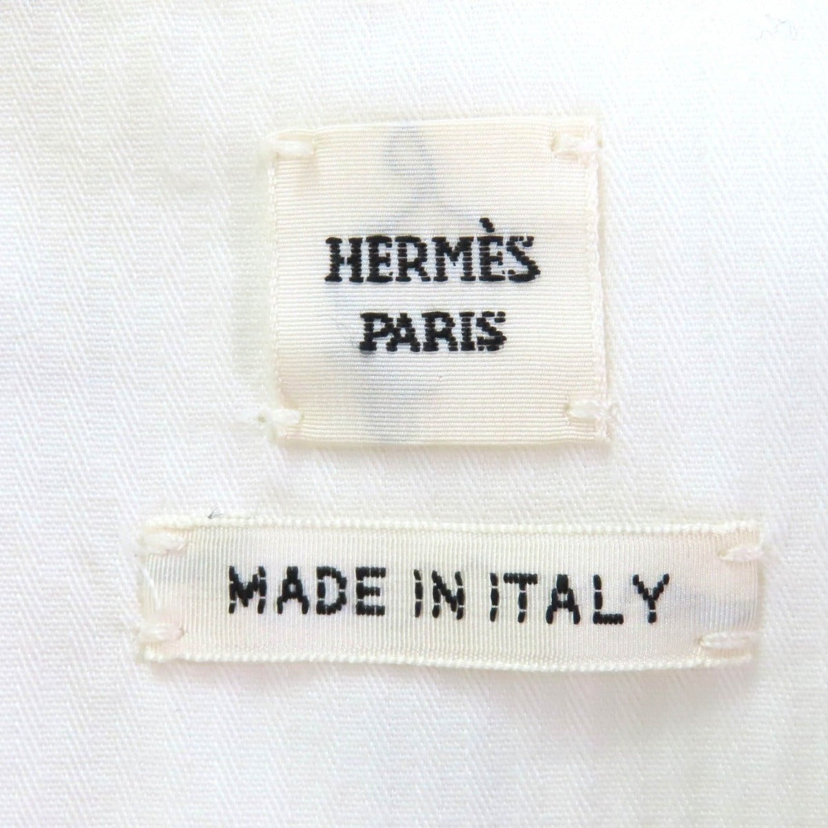 Hermes Cotton Chaine D'ancre Serie Button Belt No Sleeve Dress — view 6