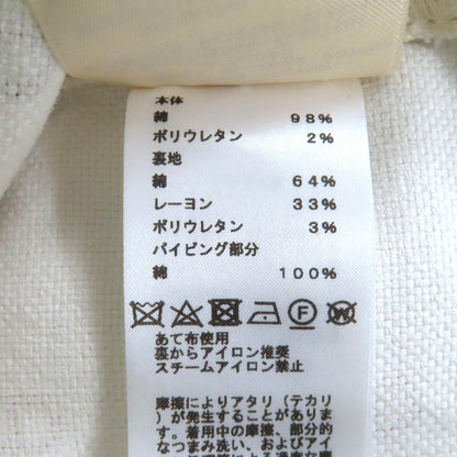 Hermes Cotton Chaine D'ancre Serie Button Belt No Sleeve Dress — view 8