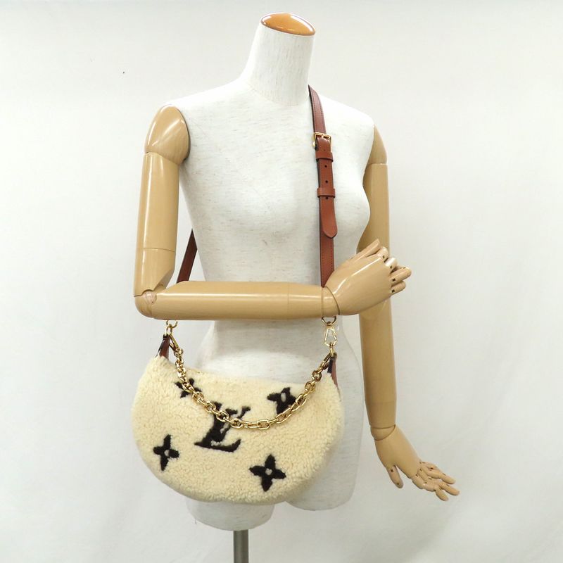 Louis Vuitton LV SKI Oberzam M23321 Monogram Giant Bag 2WAY Shearling