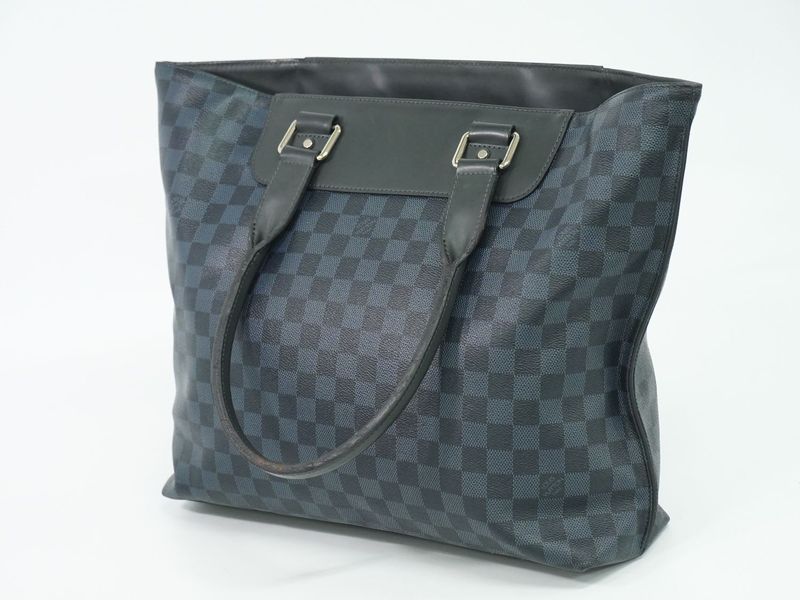 Authentic Louis Vuitton LV Cabas Voyage Damier Cobalt Shoulder Bag Tote Bag