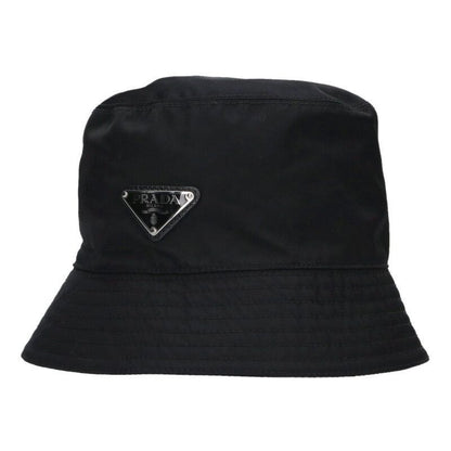 Prada Re-Nylon Triangle Plaid Nylon Bucket Hat