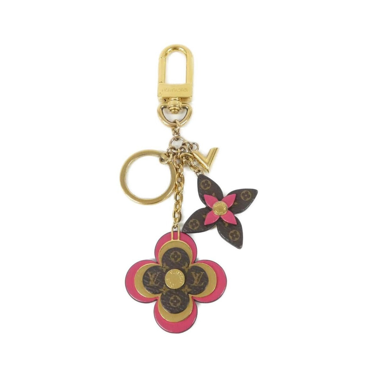 Louis Vuitton Monogram Key Holder Blooming Flower Ring