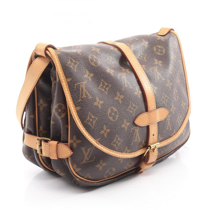 Louis Vuitton Shoulder Bag Saumur 30 Monogram Canvas Leather — view 2