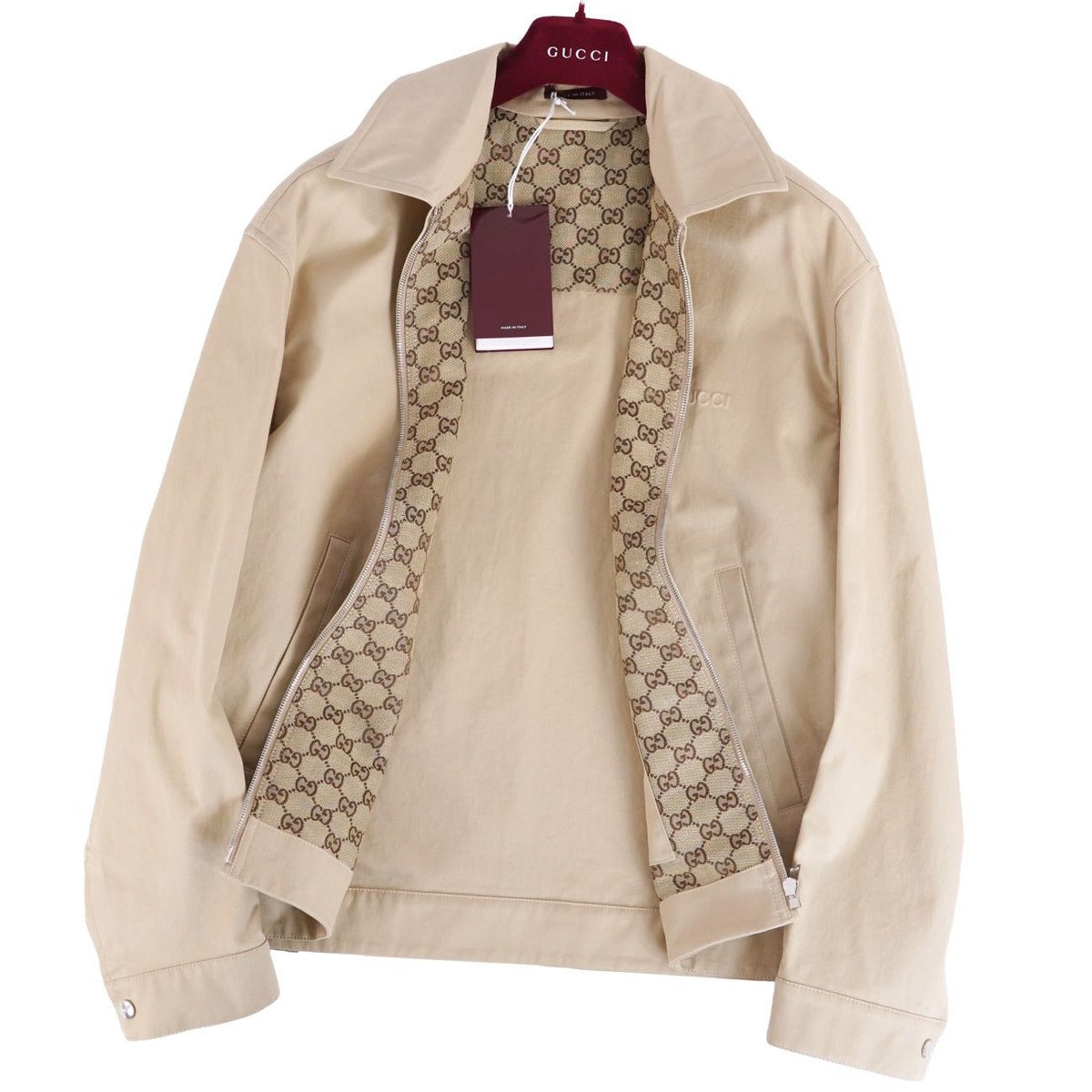 Gucci Jacket Zip Cotton Linen