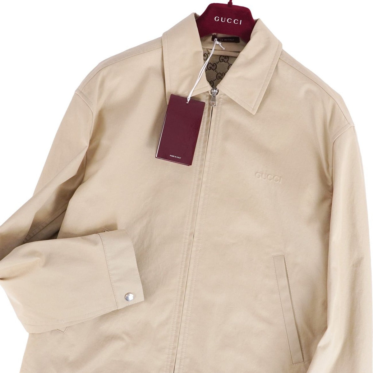 Gucci Jacket Zip Cotton Linen — view 3