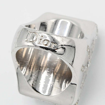 Christian DIOR Ring Ribbon Rhinestone L Approx 13 Accessories Women H12712