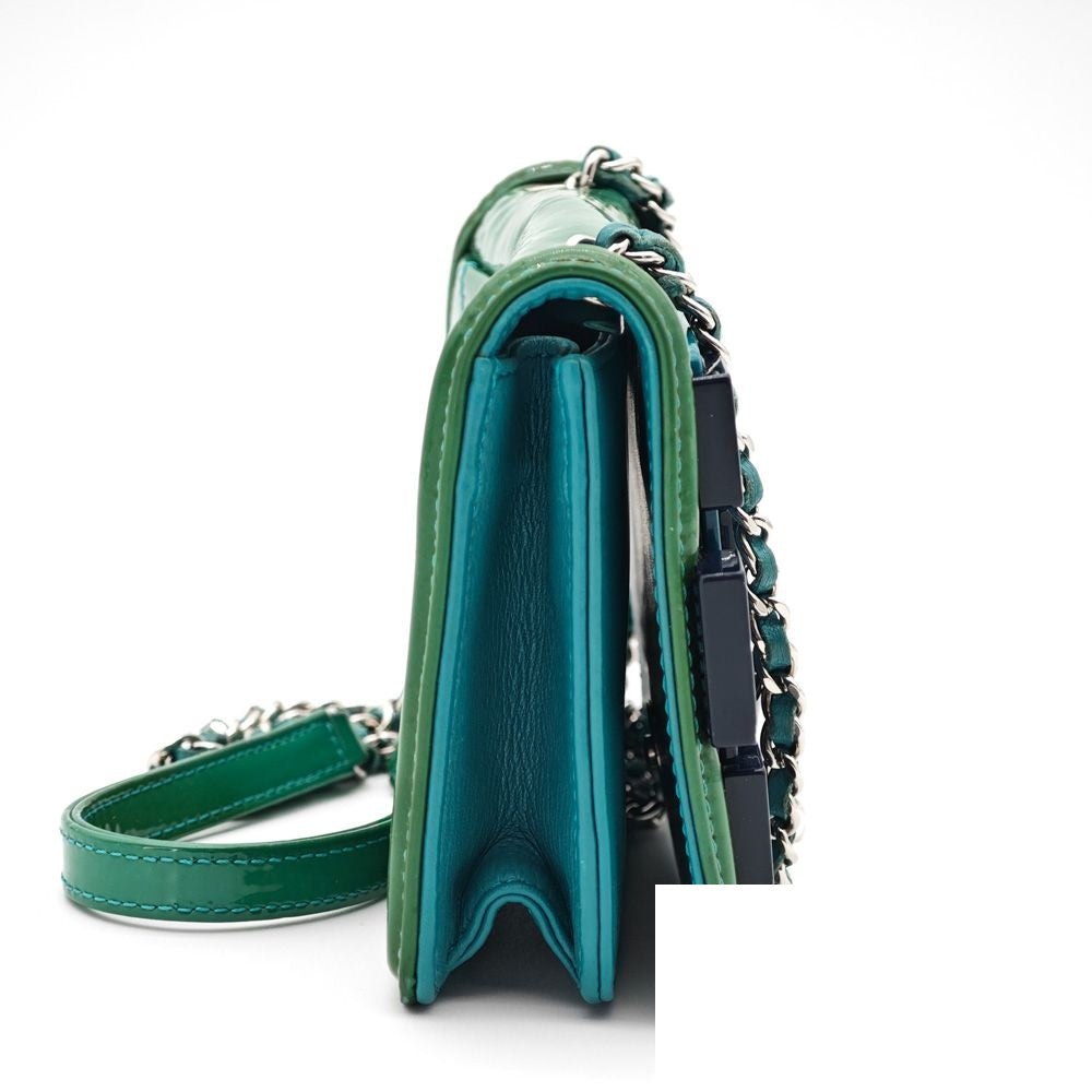 Chanel Patent Leather Shoulder Bag Chain — view 4