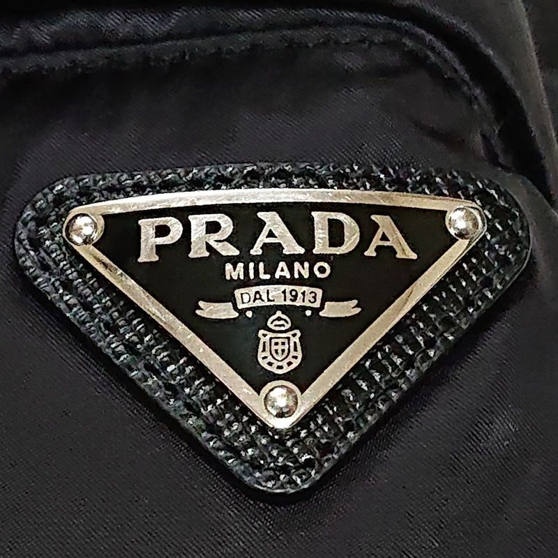 Prada Down Jacket With Wool Fur Hood 46 L Size