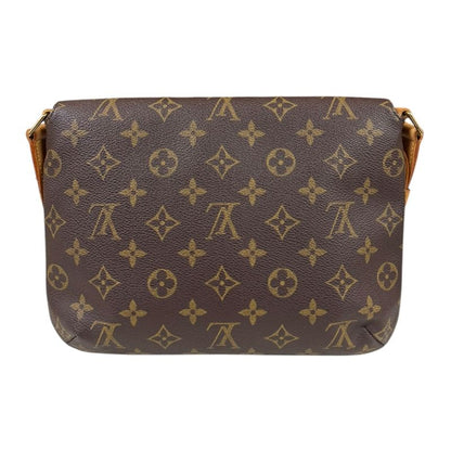 Louis Vuitton Musette Tango Monogram Shoulder Bag Monogram Canvas M51257 Brown