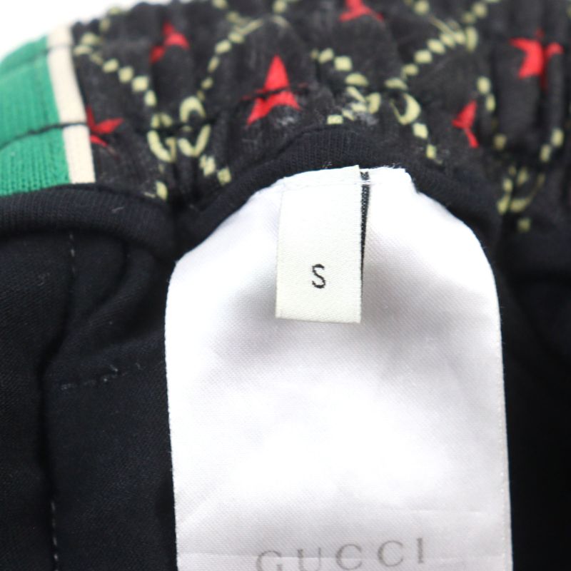 Gucci 575736 GG Star Sherry Line Shorts With Drawstring Rings Multicolor S Made