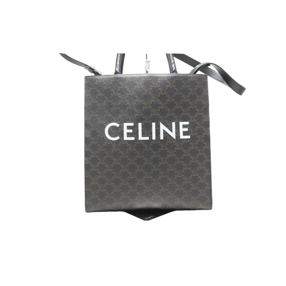 Celine Trio Vertical Cover Leather 2-Way Tote