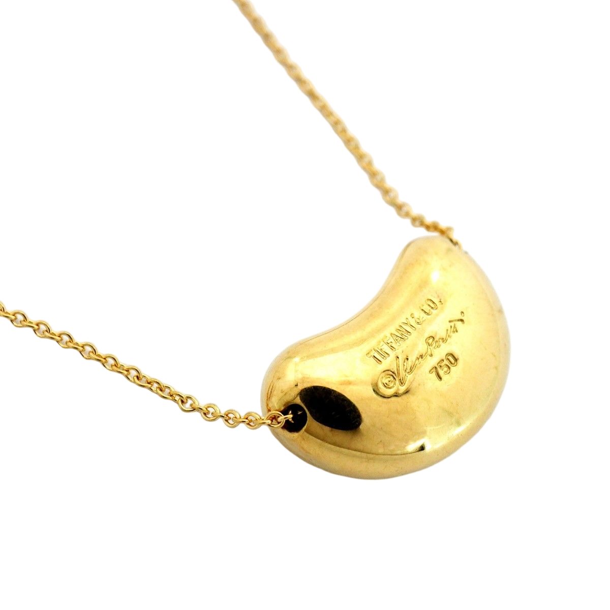 Tiffany & Co Necklace Bean 18k Yellow Gold — view 2