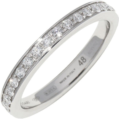 Bulgari Pt950 Diamond (total 019ct) Dedicata A Venezia Wedding Ring Half