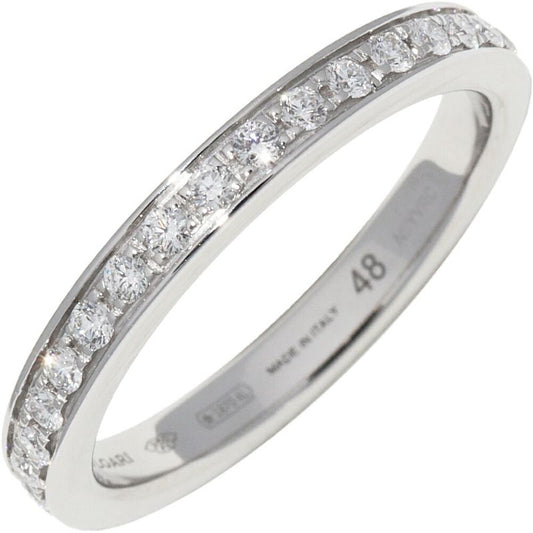 Bulgari Pt950 Diamond (total 019ct) Dedicata A Venezia Wedding Ring Half