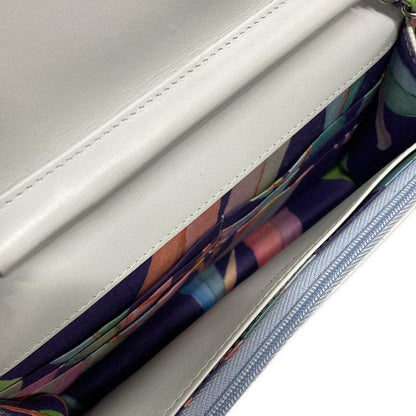 Chanel Wallet Matelasse Ap0250 Light Blue×white×multi