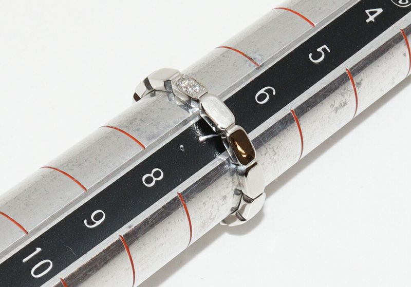 Chanel Pt950 Diamond 2P (approx 002ct) Première Promes Wedding Ring Width 25mm