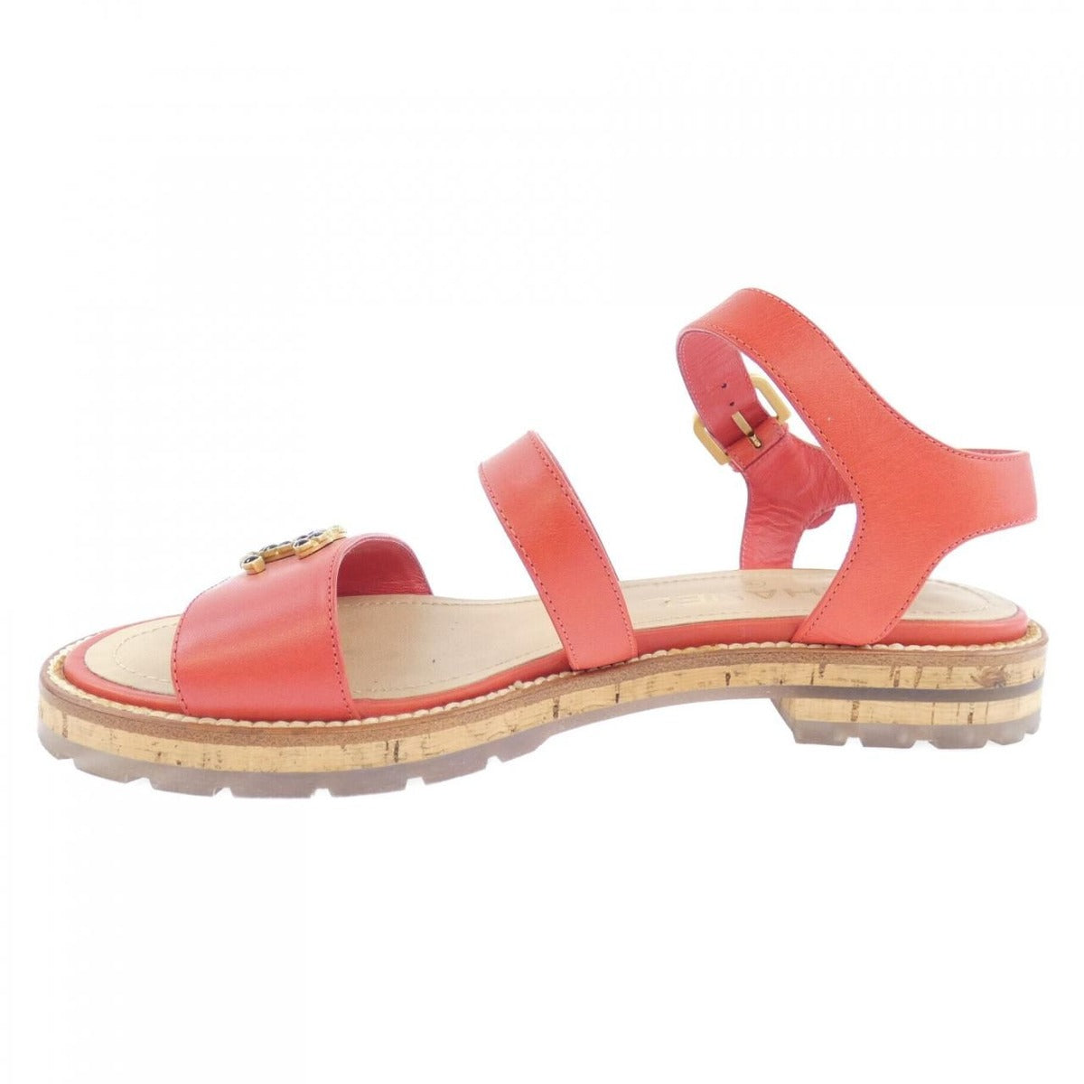 Chanel Sandals Red 36 — view 2
