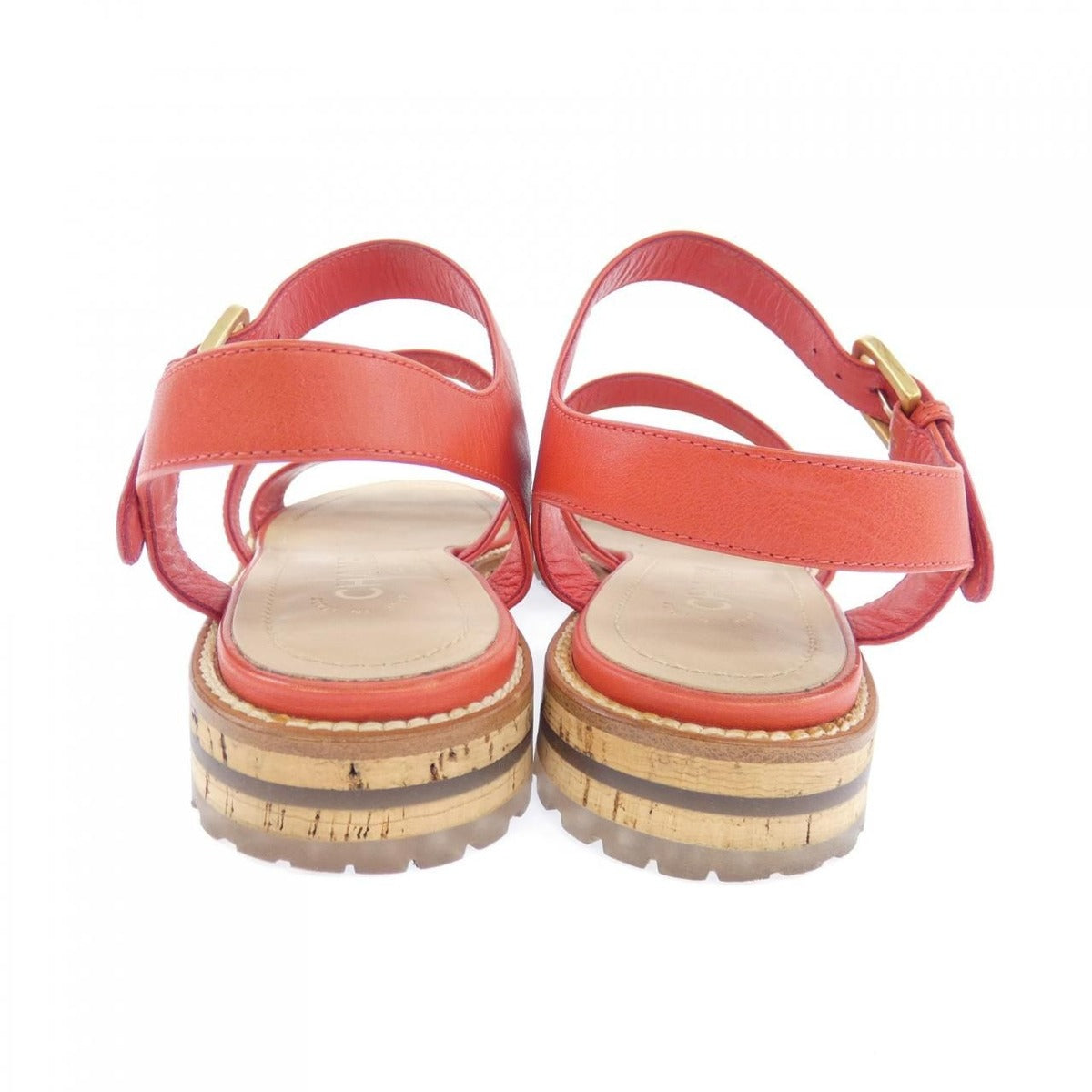 Chanel Sandals Red 36 — view 4