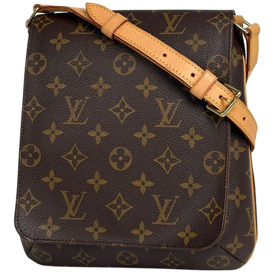 Louis Vuitton Musette Salsa Short Shoulder Bag Monogram Brown