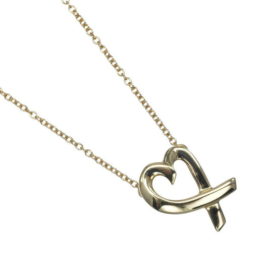 Tiffany & Co Loving Heart 18K Yellow Gold Ladies 2.8g Necklace