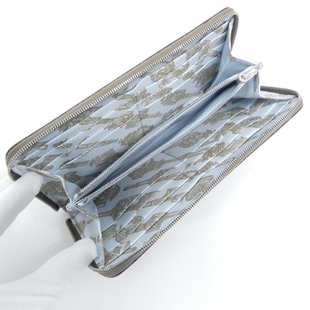 Hermes Mervilleuses Lanternes Silk in Classic Wallet — view 5