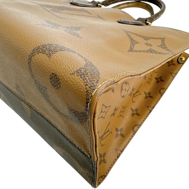 Louis Vuitton M45321 Monogram - Giant Reverse Handbag On-the-go MM Tote Bag