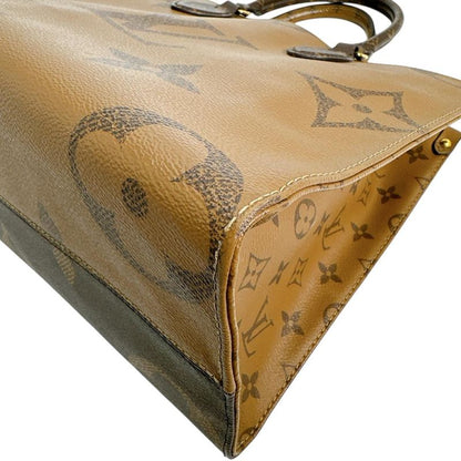 Louis Vuitton M45321 Monogram - Giant Reverse Handbag On-the-go MM Tote Bag