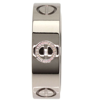 Cartier Love Ring #51 Ring - 18K White Gold Ladies
