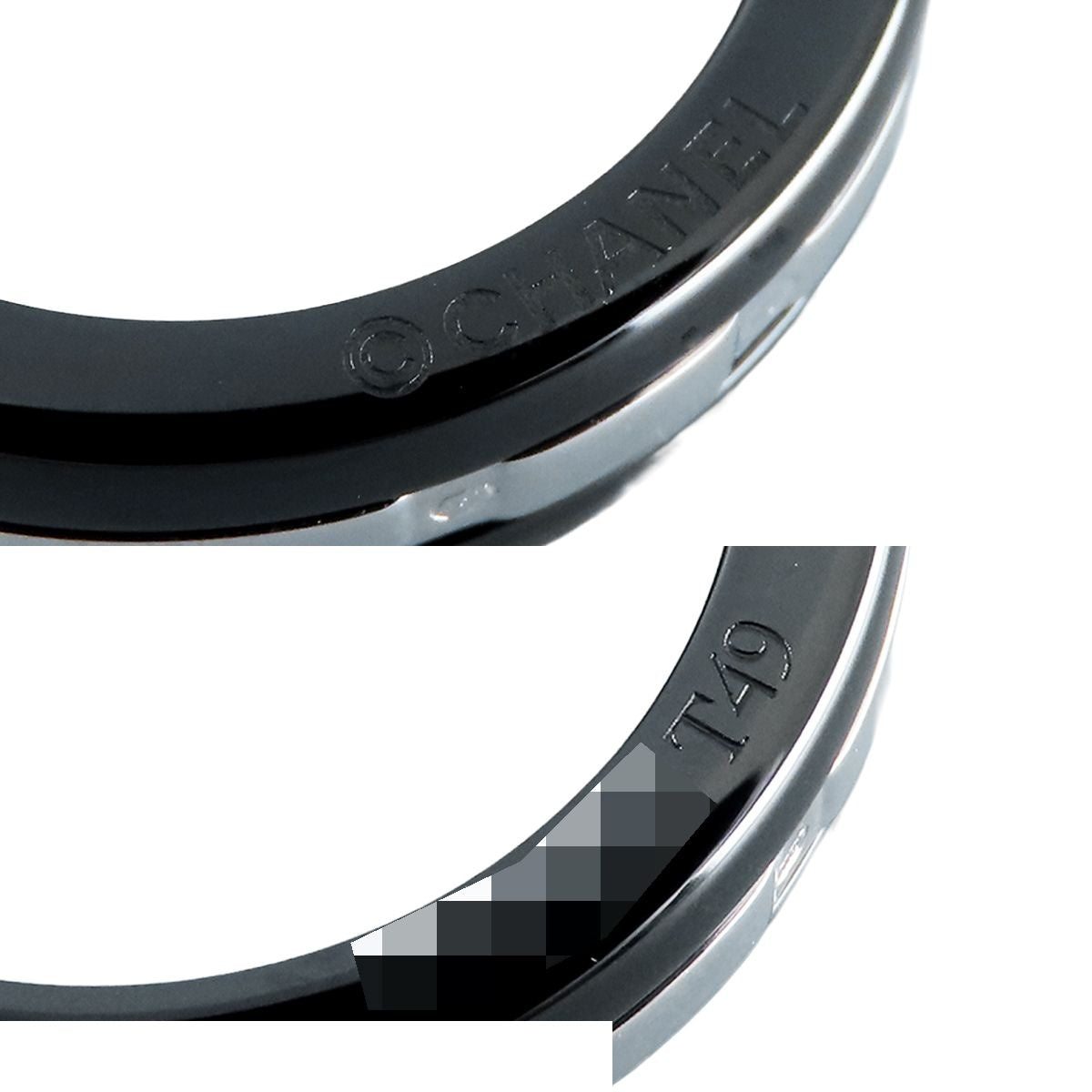 Chanel Ultra Ring White Gold Black 18K Diamond Ceramic — view 6