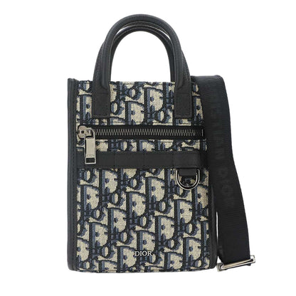 Dior 2-Way Tote Shoulder Bag Oblique