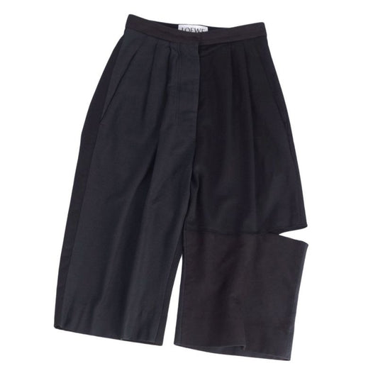 Loewe Pants Wide Wool Bottoms Yi