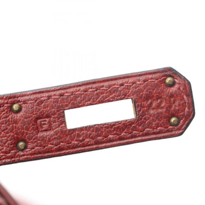 Hermes Handbag Birkin 35 Horse Hair Rouge Ash Leather — view 5
