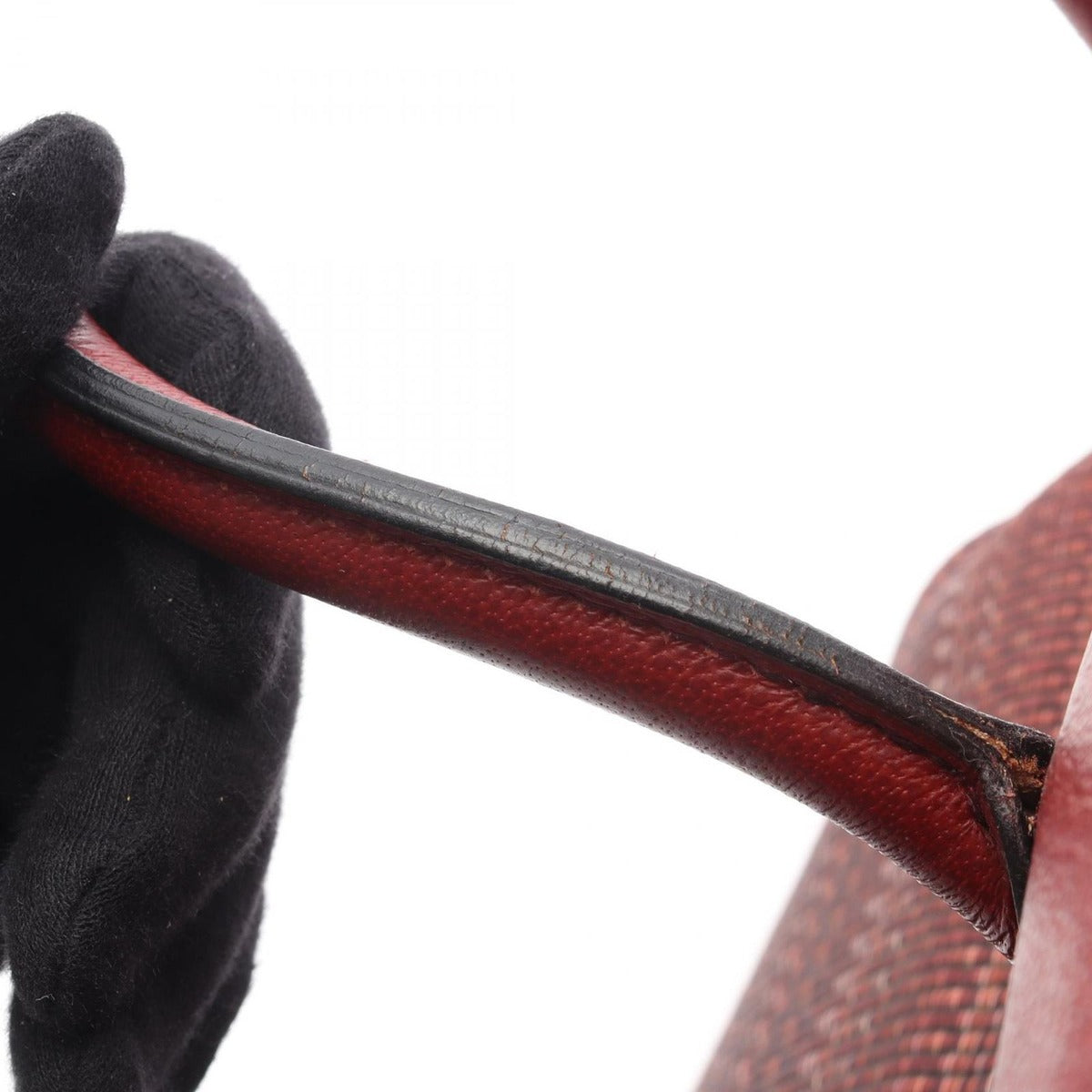 Hermes Handbag Birkin 35 Horse Hair Rouge Ash Leather — view 8