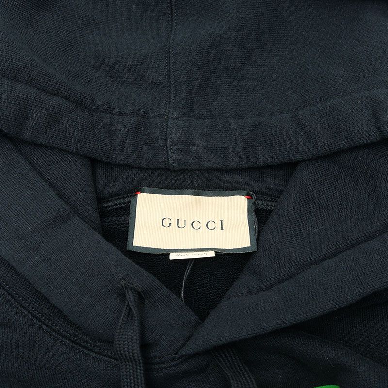 Gucci Pullover Hoodie 646953 Size M Black