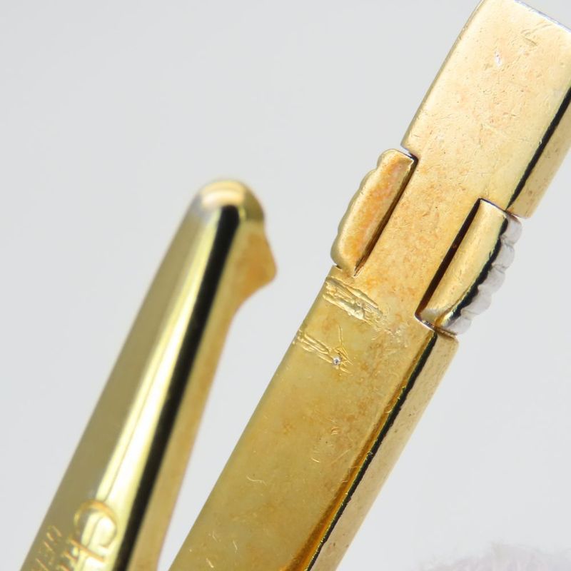 Christian Dior Tie Pin Metal Gold Silver Plated Suit Accessories Men's Men