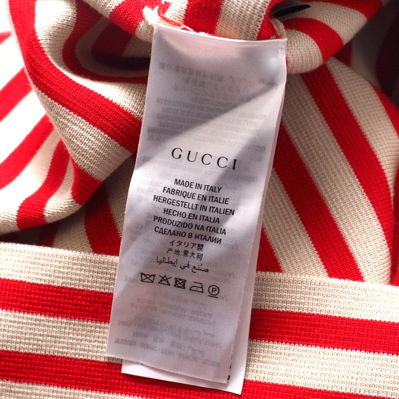 Gucci Sweater Size M Knit Pullover GG Logo Striped Alessandro