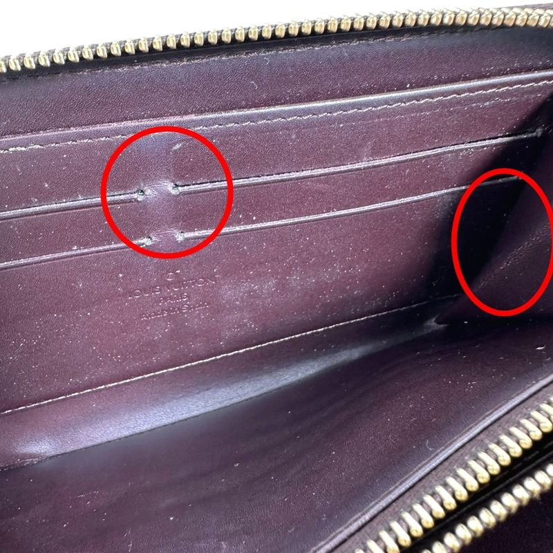 Louis Vuitton M93522 Vernis Round Zipper Zippy Wallet Long Wallet Louis Vuitton