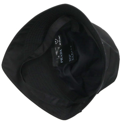 Prada 2hc282 Renylon Triangular Pouch Decorated Linylon Bucket Hat Men M