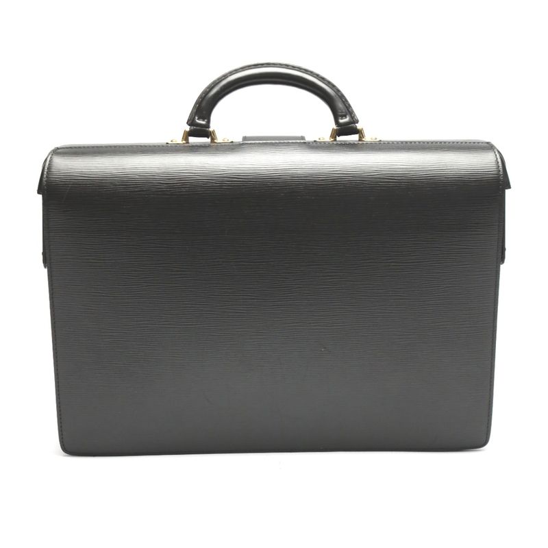 Louis Vuitton M54352 Epi Briefcase Fermoir Business Bag Louis Vuitton Black