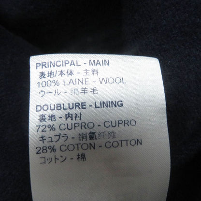 Louis Vuitton 20AW Wool Lined Giant Monogram Double Face Chester Coat Navy 52