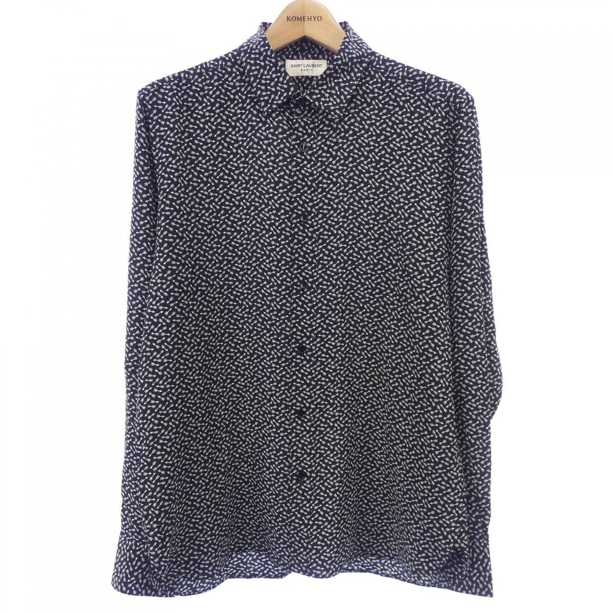 Saint Laurent Shirt Silk Black
