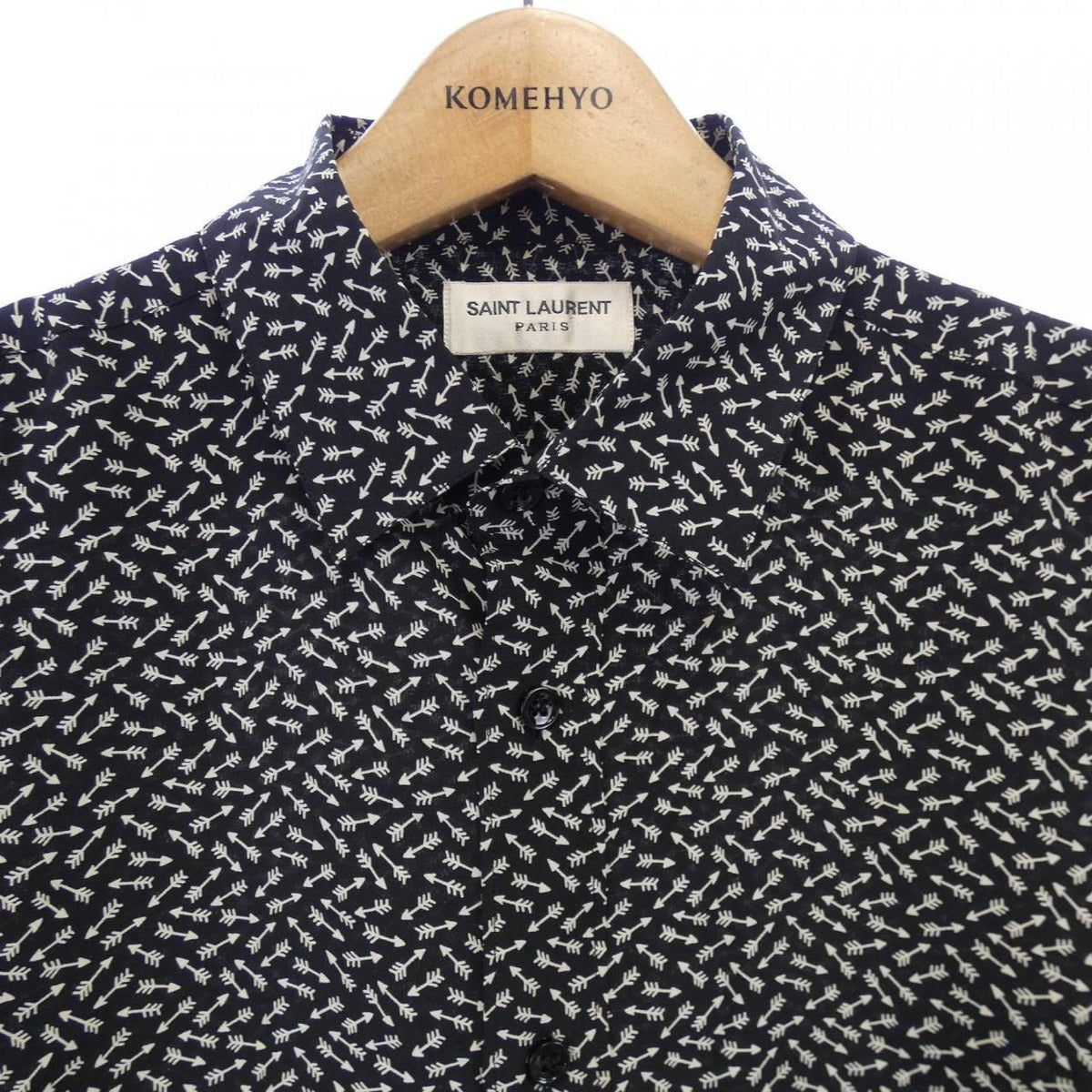Saint Laurent Shirt Silk Black — view 5