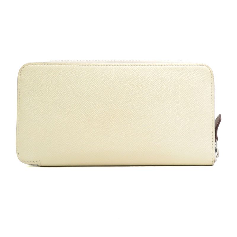Hermes Round Zipper Long Wallet Azap Long Silk Quin