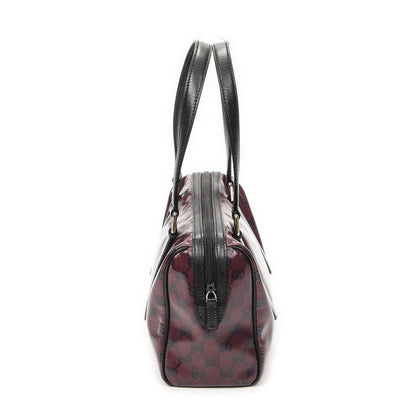Gucci Small Shoulder Bag Red Black Crystal Canvas — view 3