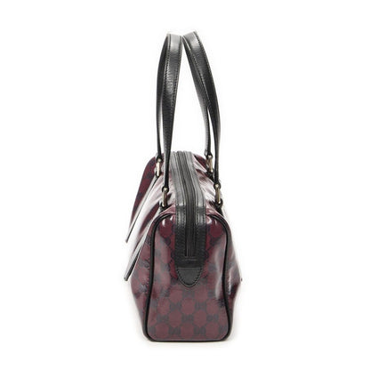 Gucci Small Shoulder Bag Red Black Crystal Canvas — view 4