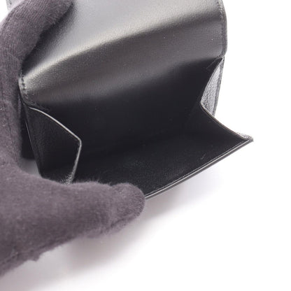 Balenciaga Trifold Wallet Classic Mini Black Leather — view 4