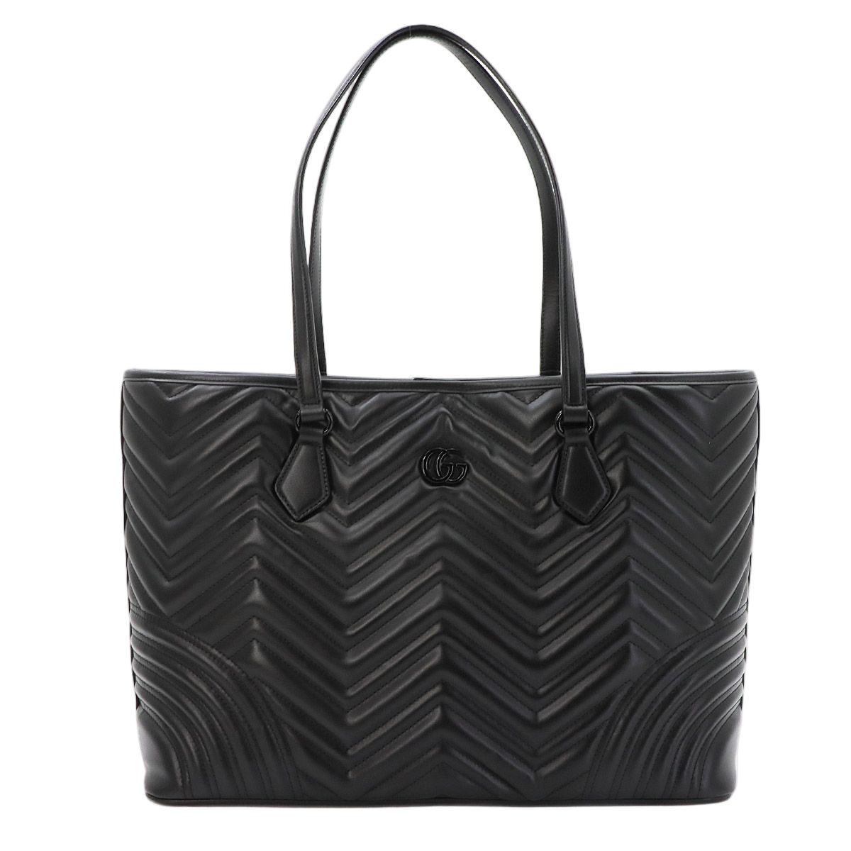 Gucci GG Marmont Quilted Large Tote Leather Black