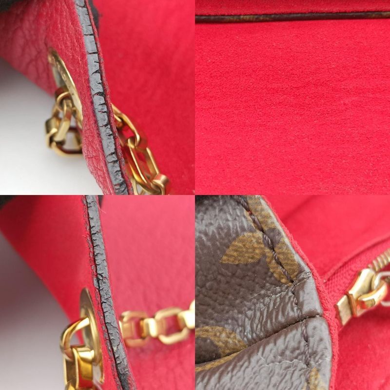 Louis Vuittonpallas Chain Monogram / Brownish X Threes Monogram Canvas And