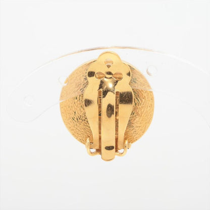 Chanel Coco Mark 207 Earrings (one Piece Only) GP And Faux Pearl Gold