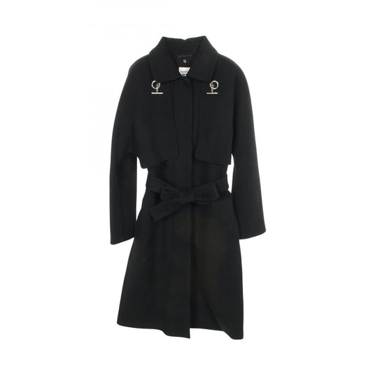 Hermes Cashmere Coat Black